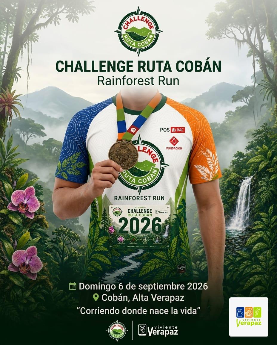 Afiche Challenge Ruta Cobán 2025